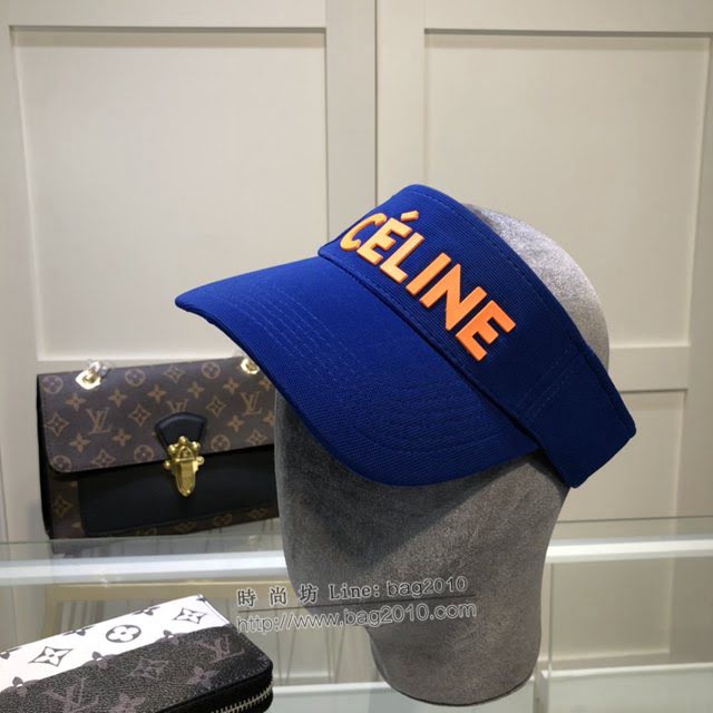 CELINE女士帽子 賽琳空頂遮陽帽  mm1162